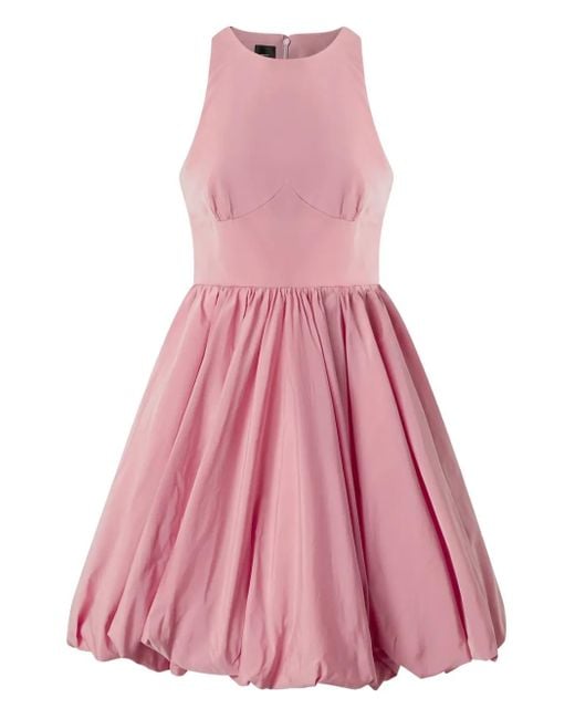 Pinko Pink Rew-Neck Sleeveless Mini Dress