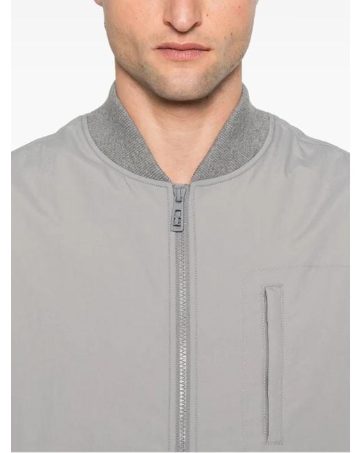 Dolce & Gabbana Gray Logo-Patch Gilet for men