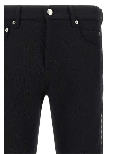 Rick Owens Black Pantalon À Chevrons Vega for men