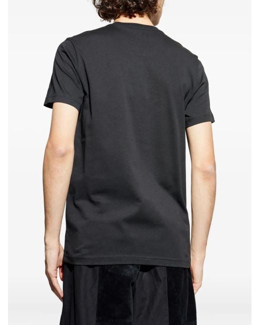 Paul Smith Black Cassette-Tape-Print T-Shirt for men