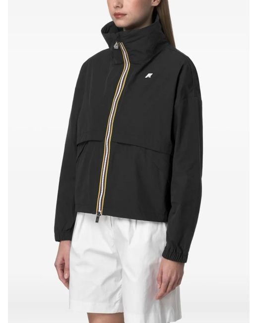 K-Way Black Aubette Memory Touch Jacket