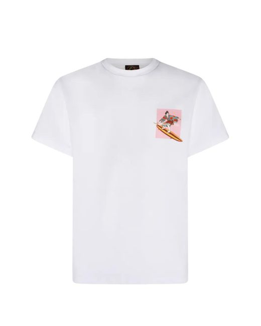 Mauna Kea White Graphic-Print T-Shirt for men