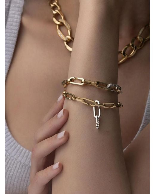 Bizzotto Gioielli Brown Open-Link Paperclip Pendant