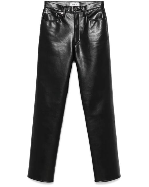 Agolde Black '90S Pinch Waist Trousers