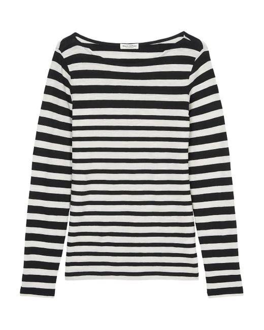 Top a rayas Marc O' Polo de color Black