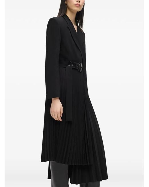 Karl Lagerfeld Black Robe Asymétrique