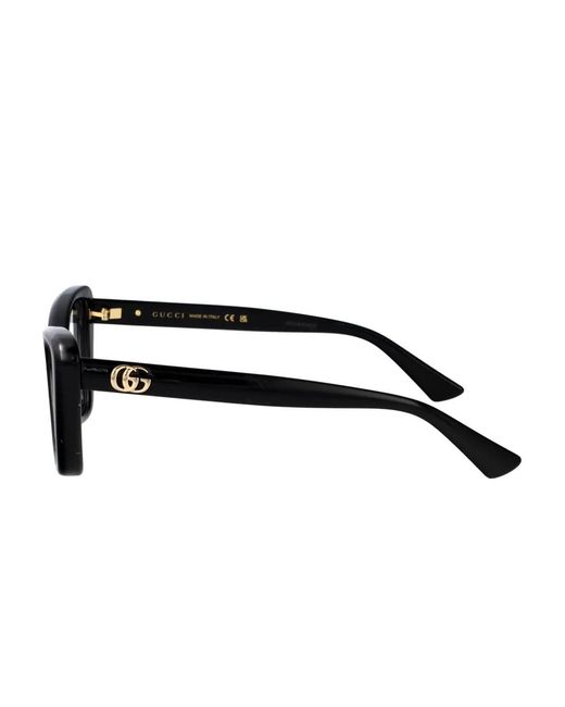Gucci Brown Cat-Eye Frame Glasses
