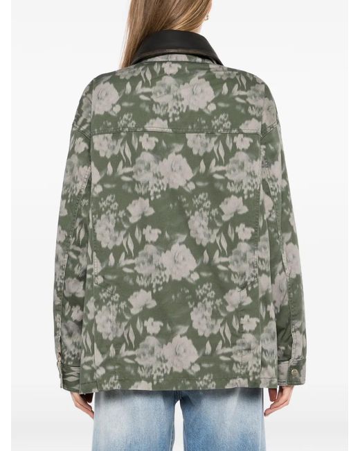 Halfboy Green Floral Parka