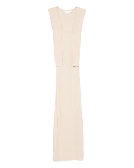 AYA MUSE White Vao Sleeveless Maxi Dress