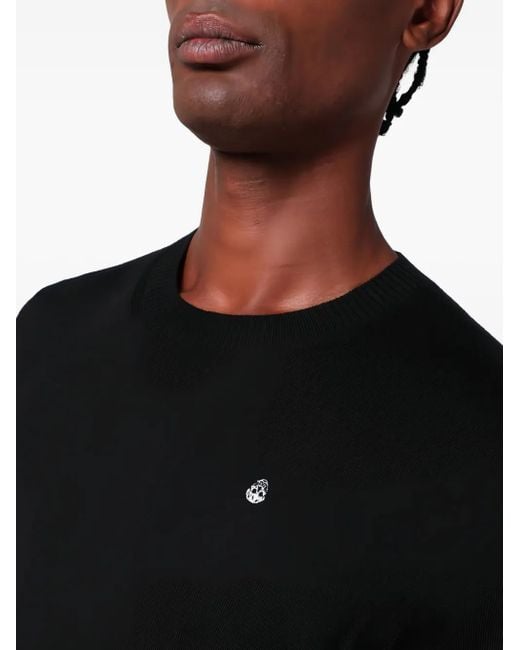 McQueen Black Sweaters for men