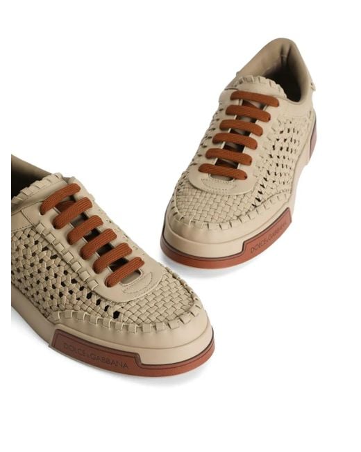 Dolce & Gabbana Natural Sports Shoes Portofino for men