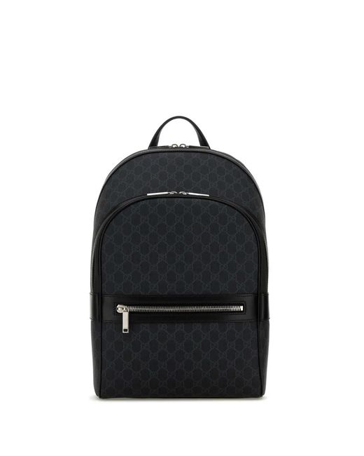 Gucci Rucksack Mit Monogrammmuster in Black für Herren