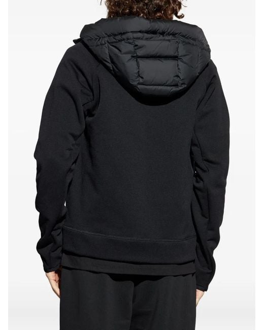 Moncler Blue Logo Print Zipped Jacket for men