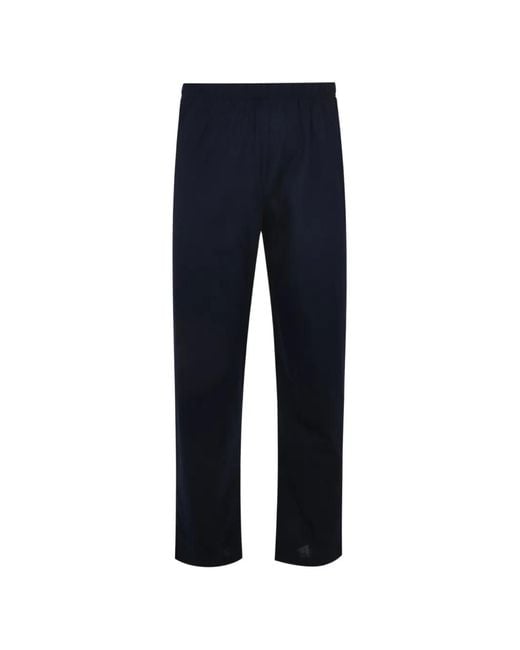 Zimmerli of Switzerland Blue Short-Sleeve Pajamas for men