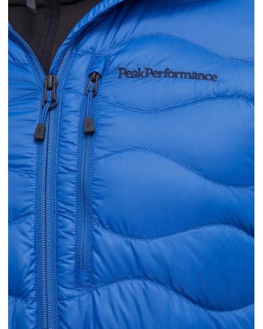 Chaqueta Helium Down con capucha Peak Performance de hombre de color Blue