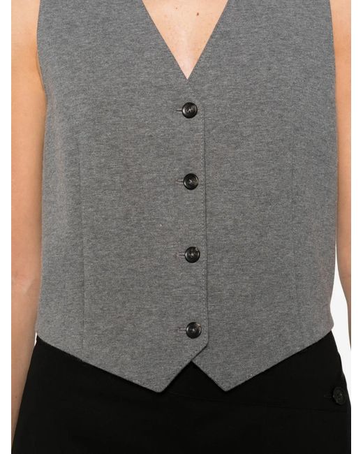 Circolo 1901 Gilet Met Knopen in het Gray