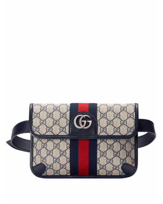 Gucci Canvas Ophidia GG Belt Bag In Blue Lyst Australia gucci-canvas-ophidia-gg-belt-bag-in-blue-lyst-australia