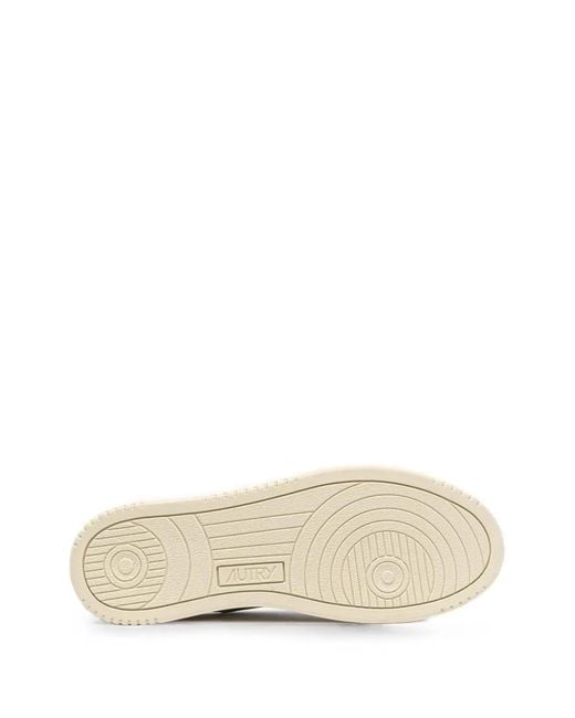 Autry Brown Medalist Perforated Sneakers