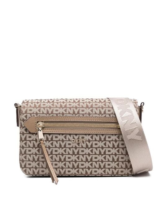 DKNY Gray Medium Bryant Ave Cross Body Bag