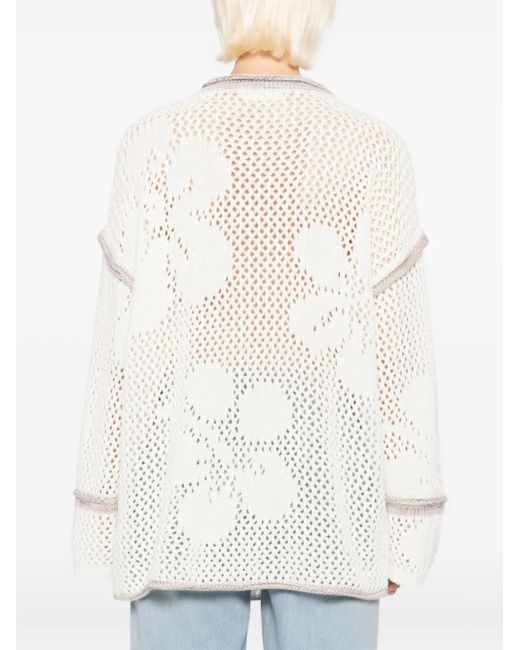 Free People Hidden Tropics チュニックトップ White