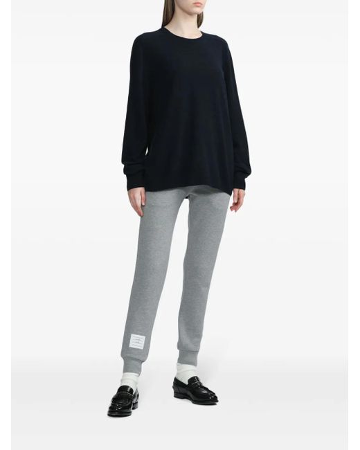 Thom Browne Gray Classic Rwb Cotton Track Pants