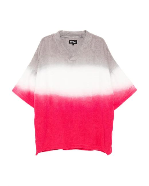 PEACE AND AFTER Pink Jinbei T-Shirt for men