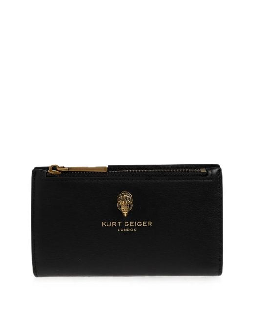 Kurt Geiger Black Sloane Leather Wallet