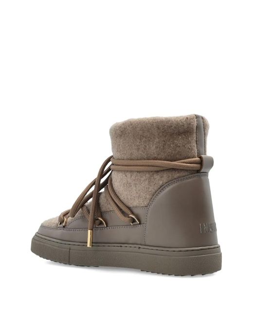 Inuikii Brown Classic Lace-Up Boots