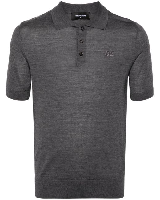 DSquared² Gray T-shirts And Polos Grey for men