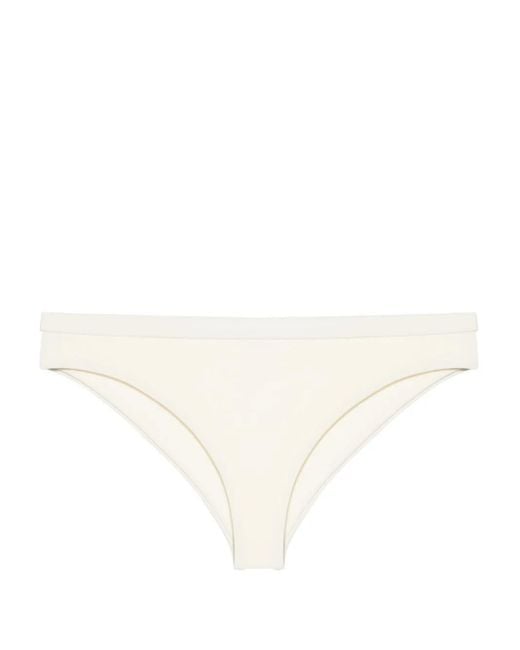Jil Sander White Classic Bikini Bottoms