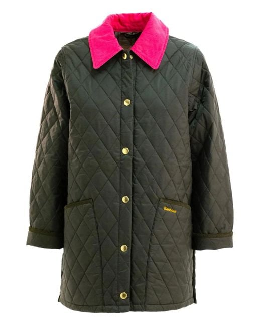 Barbour Green Gesteppter Liddesdale Mantel