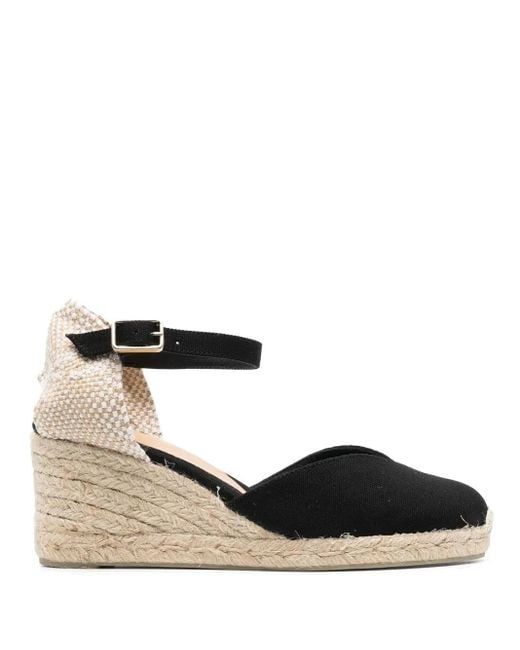 Castaner Black Chiarita Wedge Espadrilles