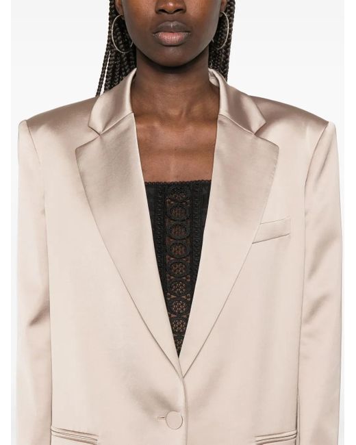 ANDAMANE Natural Satined Blazer