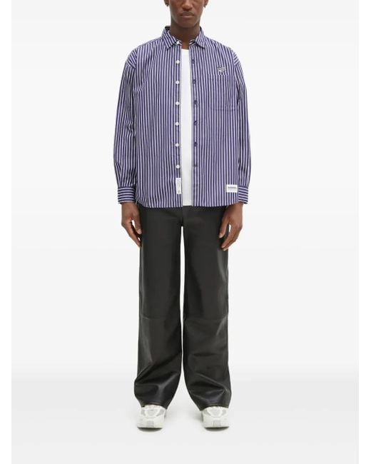 Neighborhood Blue Striped Shirt for men