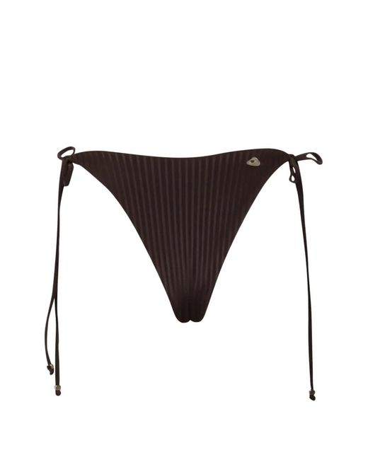 Baobab Brown Roma Ribbed Bikini Bottoms