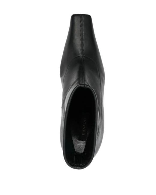 Casadei Black Geraldine 100Mm Leather Boots