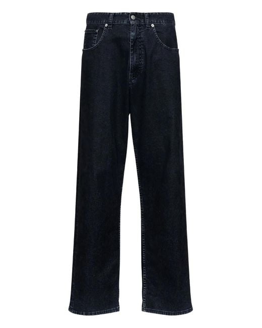 MM6 by Maison Margiela Blue Jeans With Logo Appliqué for men