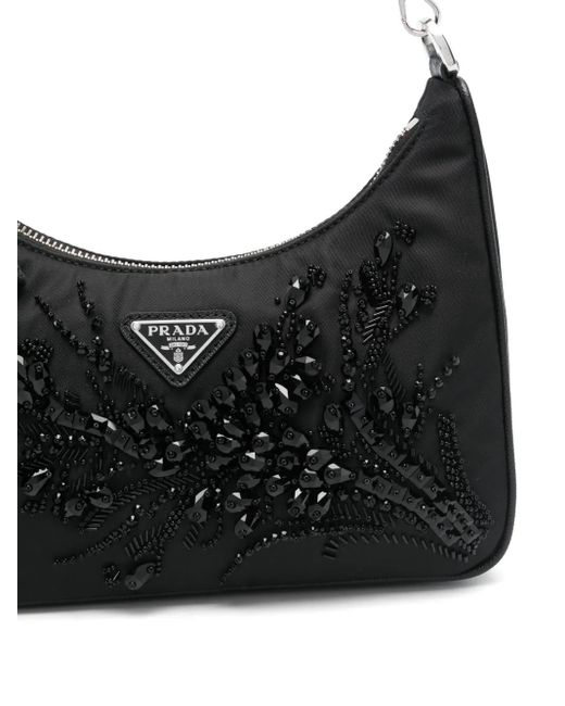 Prada Black Econyl Detachable Straps