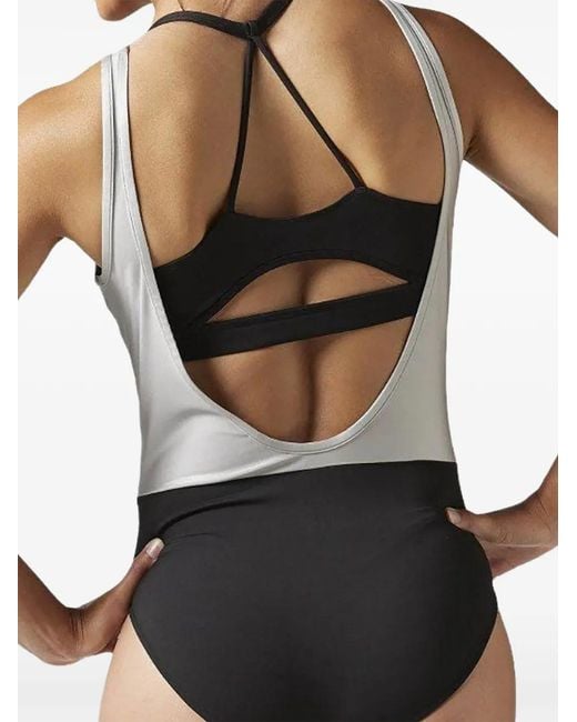 Reebok White Metallic-Effect Body