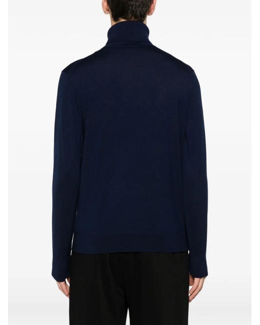 Tom Ford Blue Turtleneck Sweater for men