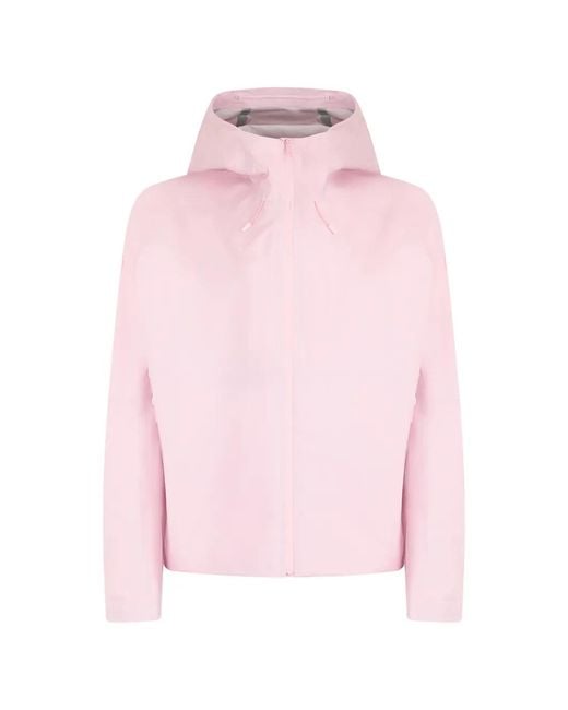 Canada Goose Pink Horizon Hooded Rain Jacket