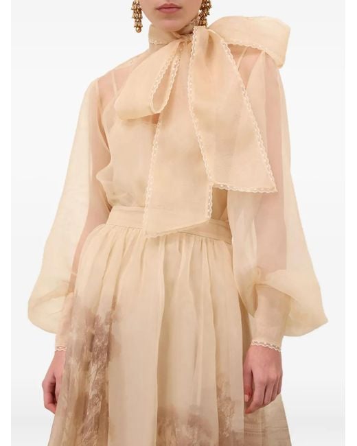 Zimmermann Memento リボンレース ブラウス Natural