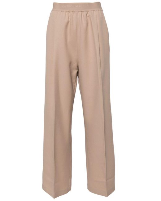 Stockholm Surfboard Club Natural Pressed-crease Straight Trousers