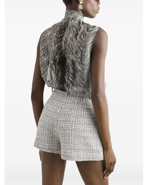 Dolce & Gabbana Gray Top