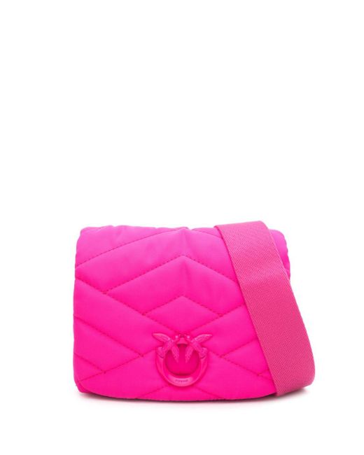 Pinko Pink Love Click Puff Baby Crossbody Bag