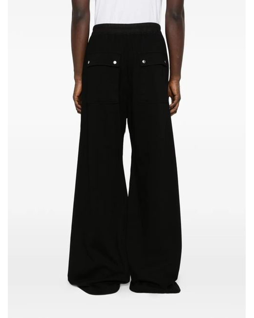 Rick Owens Black "Geth Belas" Trousers for men