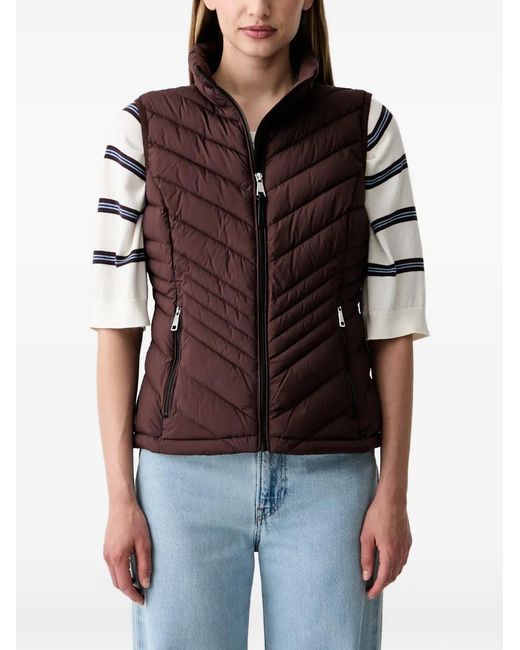 DKNY Black Quilted Gilet