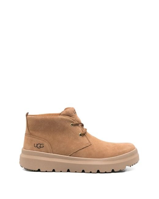 Ugg Brown Lace-Up Suede Boots for men