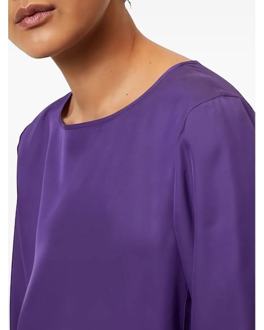 Marc O' Polo Purple Bell-Sleeve Blouse