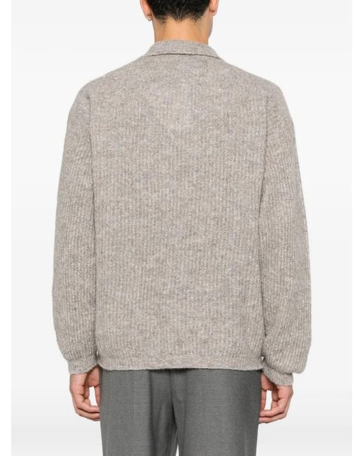 Jersey Con Botones Amaranto de hombre de color Gray